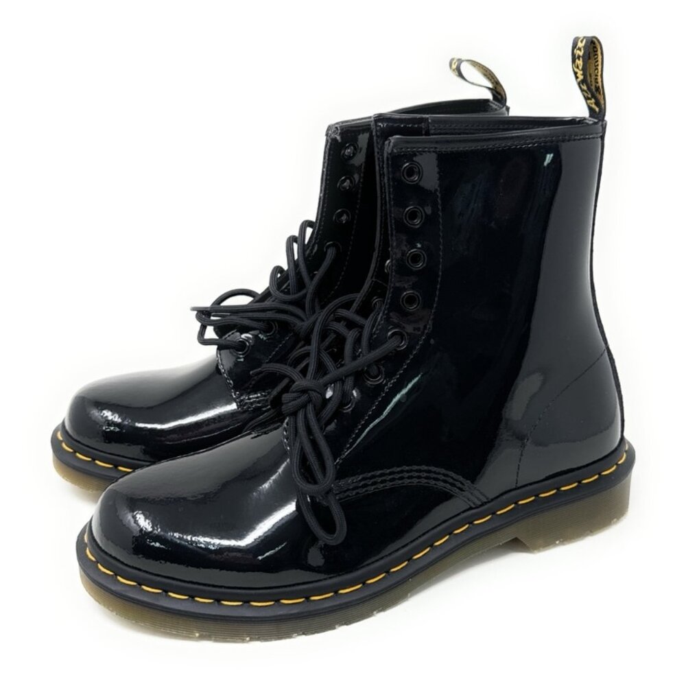 Dr. Martens 1460 Women's Patent Leather Lace Up Boots Size 10